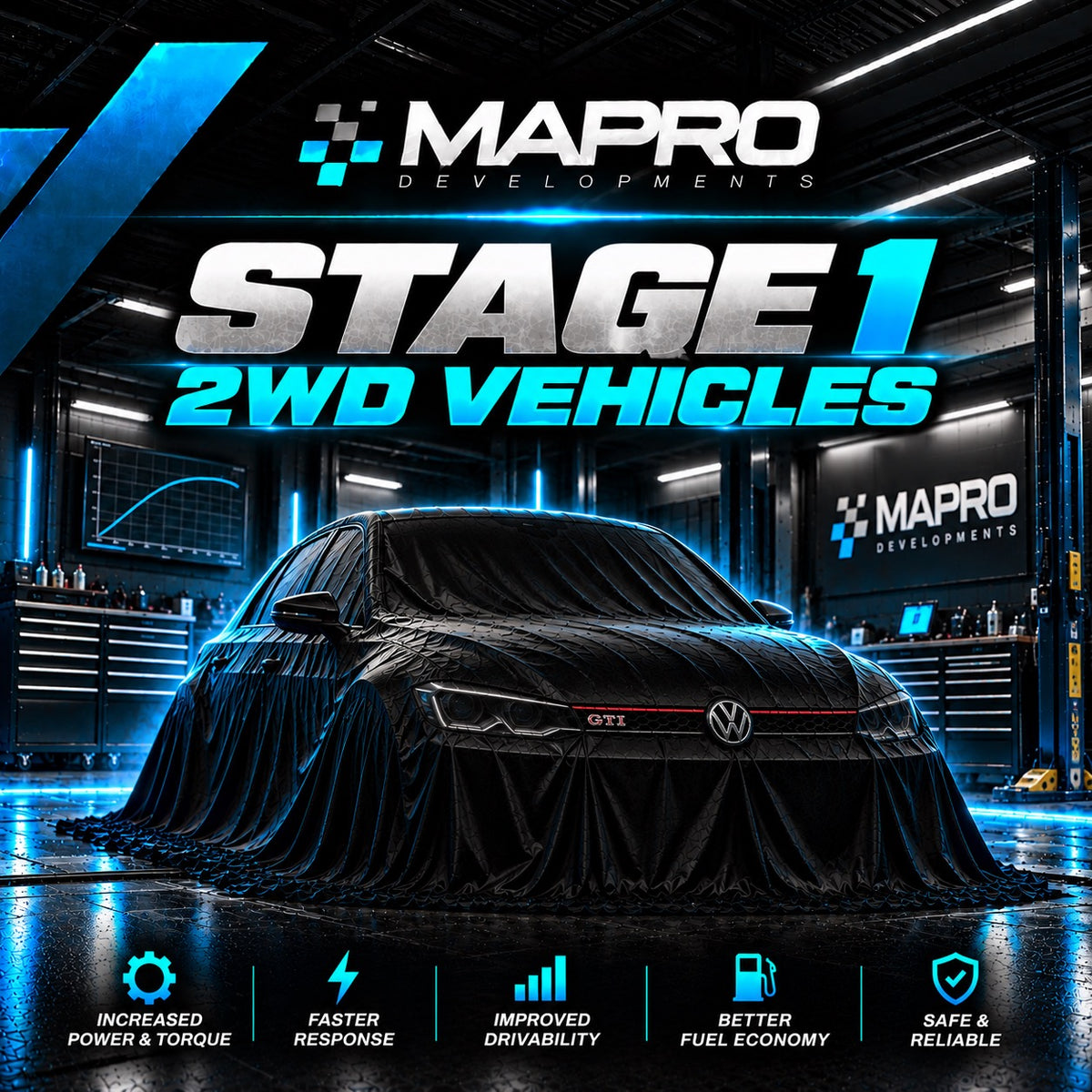 **Mapro  Stage 1 (2WD) Tuning on Rolling Road £360 Inc vat